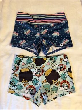 Wodbottom St Paddy’s Day athletic shorts